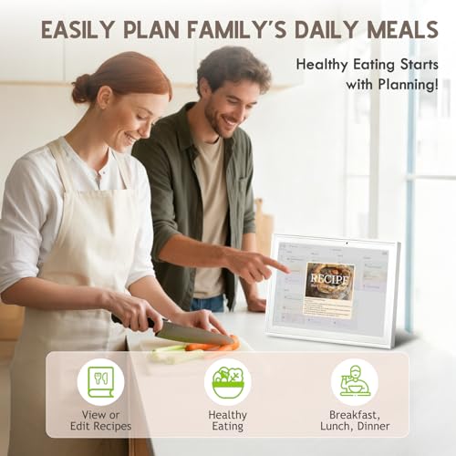 SUVQWJT UPGRADED 15.6" Digital Calendar, Smart Touchscreen Chore Chart & Planner with Mobile Interconnection, Multi-functional Electronic Calendar for Schedule, Meal Planner, Chore Chart, Photo Display - Image 4