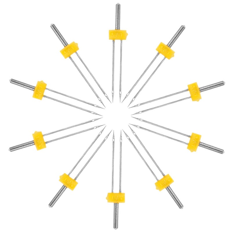3 80 12 Twin Sewing Machine Needles 10pcs Multifunctional Household Craft Stitching - Image 2