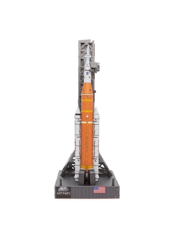 Metal Earth Metal Earth Premium Series Artemis Moon Rocket 3D Metal Model Kit Fascinations - Image 2