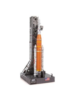 ميتال إيرث مجموعة نماذج معدنية ثلاثية الأبعاد من سلسلة Metal Earth Premium من Artemis Moon Rocket  - Image 5