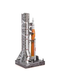 ميتال إيرث مجموعة نماذج معدنية ثلاثية الأبعاد من سلسلة Metal Earth Premium من Artemis Moon Rocket  - Image 4