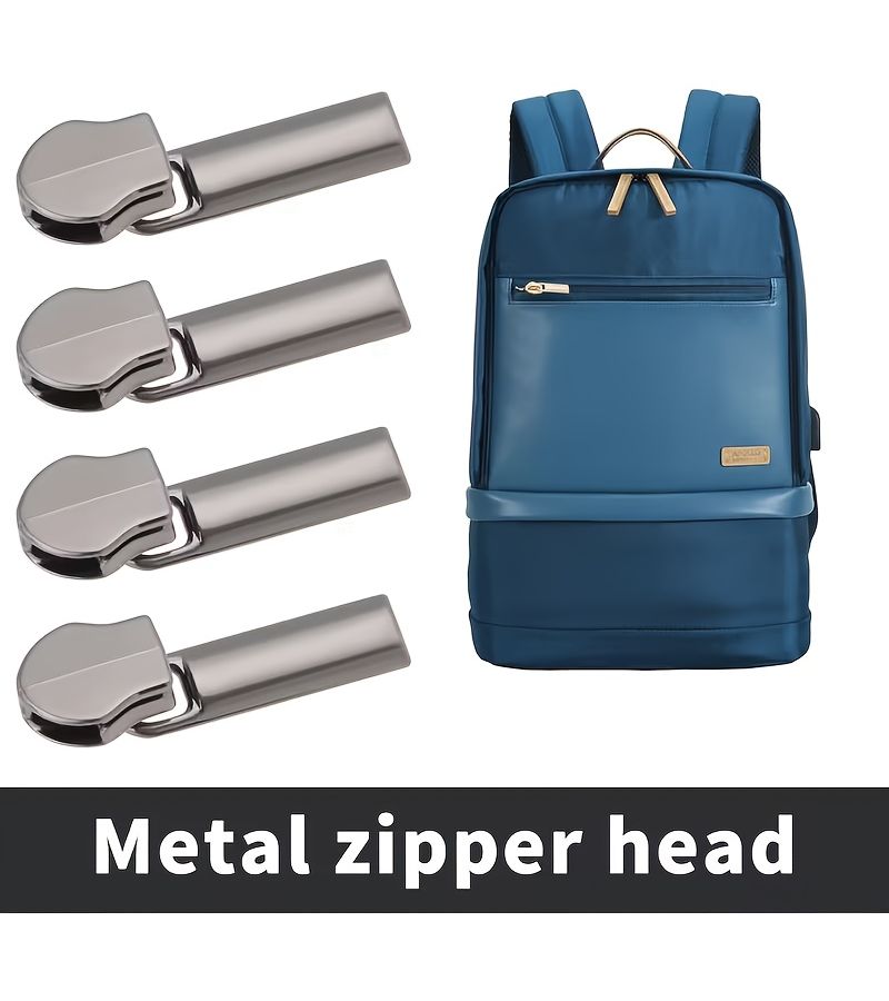 30 Pcs No 3 Multifunctional Universal Zipper Sliders Black Silvery Golden Sturdy Durable Sewing Fasteners - Image 2