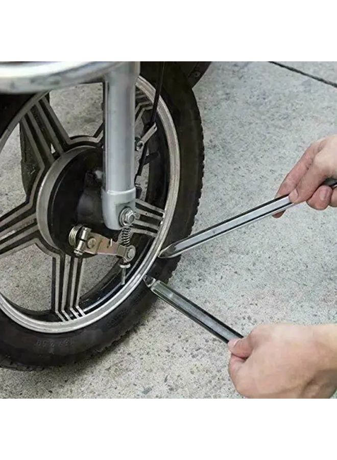 2 Pcs 10 Inch Professional Tire Repair Squeegee Tools Durable Metal Pry Sticks - Image 3