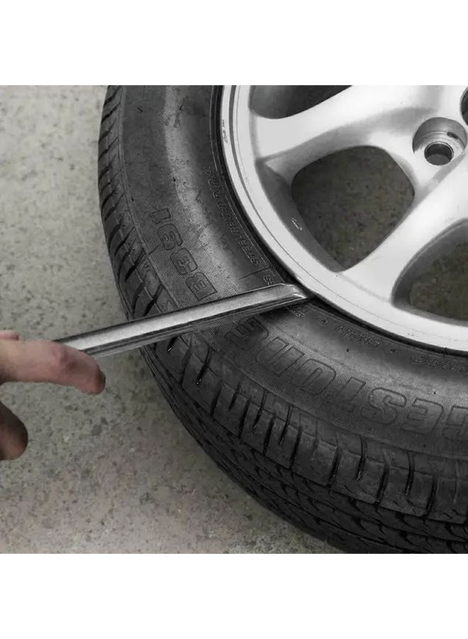 2 Pcs 10 Inch Professional Tire Repair Squeegee Tools Durable Metal Pry Sticks - Image 1