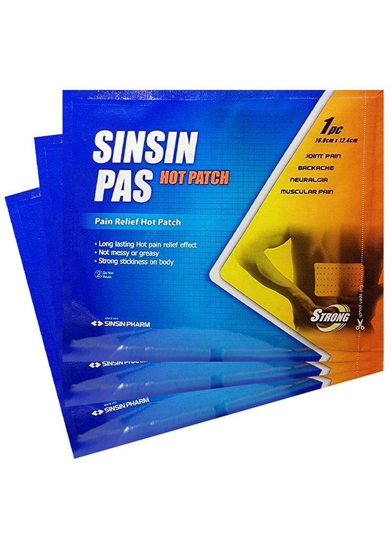 SINSIN PHِِِِARM - Korean thermal patch for pain relief 3 pieces - Image 1