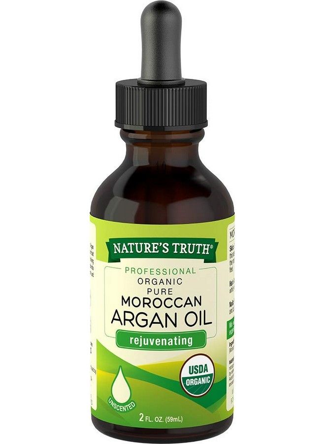 Nature's Truth Organic Rejuvinating Moroccan Argan Oil Serum 2 Fluid Ounce - Image 1