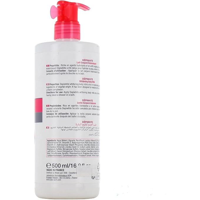 ACM MCA Depiwhite Depigmenting Body Milk 500ml - Image 2