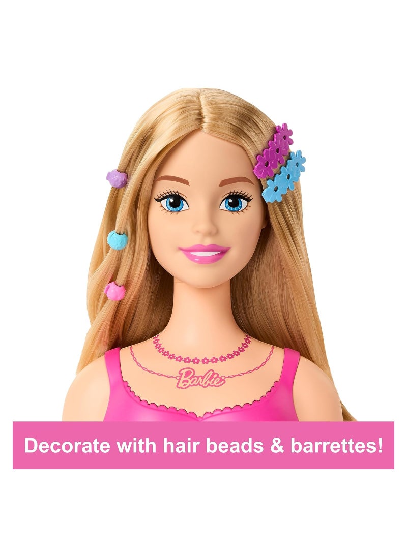 Barbie Barbie Doll Styling Head, Blond Hair with 20 Colorful Accessories,  - Image 5