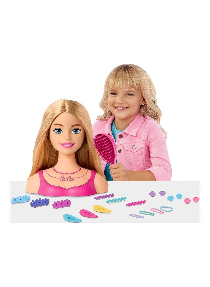 Barbie Barbie Doll Styling Head, Blond Hair with 20 Colorful Accessories,  - Image 2