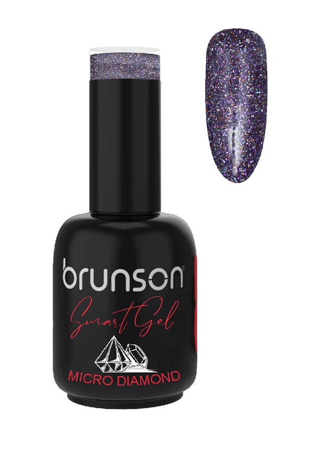 brunson Gel Polish Reflective Glitter Flash Diamond Nail Gel Polish Soak off Disco Shimmer Gel Nail Polish UV LED Curing Requires 18ml for Home Salon Diy Nail Manicure DB7275