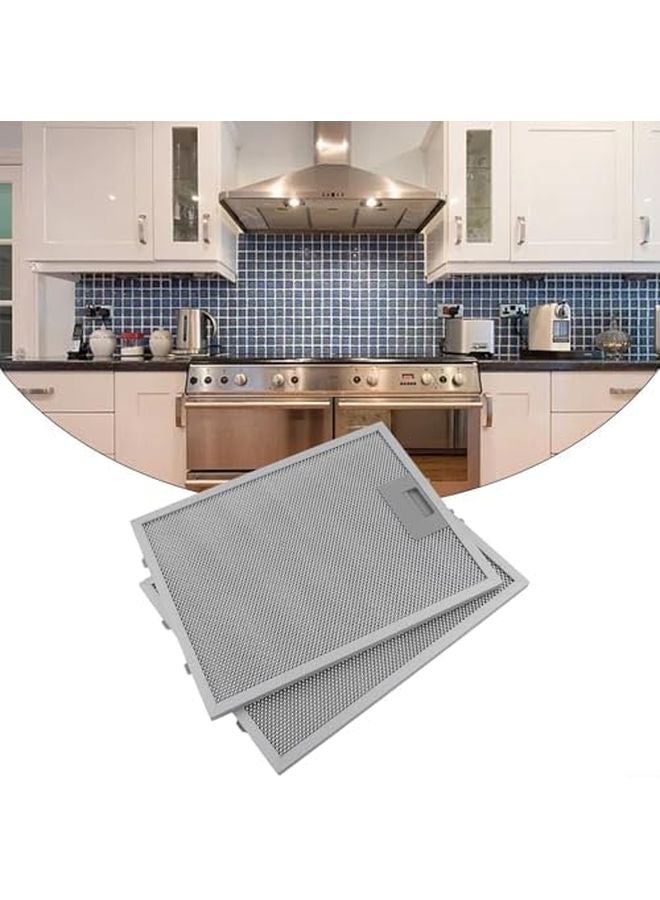 Aluminum Grease Mesh Filter 12.6 x 10.2 Inch Range Hood Replacement 2PCS - Image 4