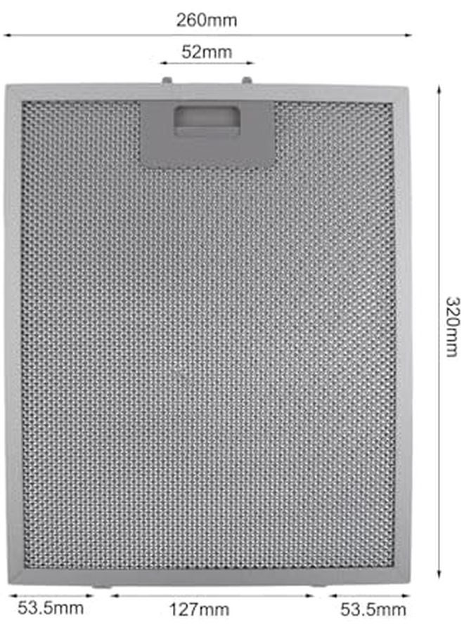 Aluminum Grease Mesh Filter 12.6 x 10.2 Inch Range Hood Replacement 2PCS - Image 5