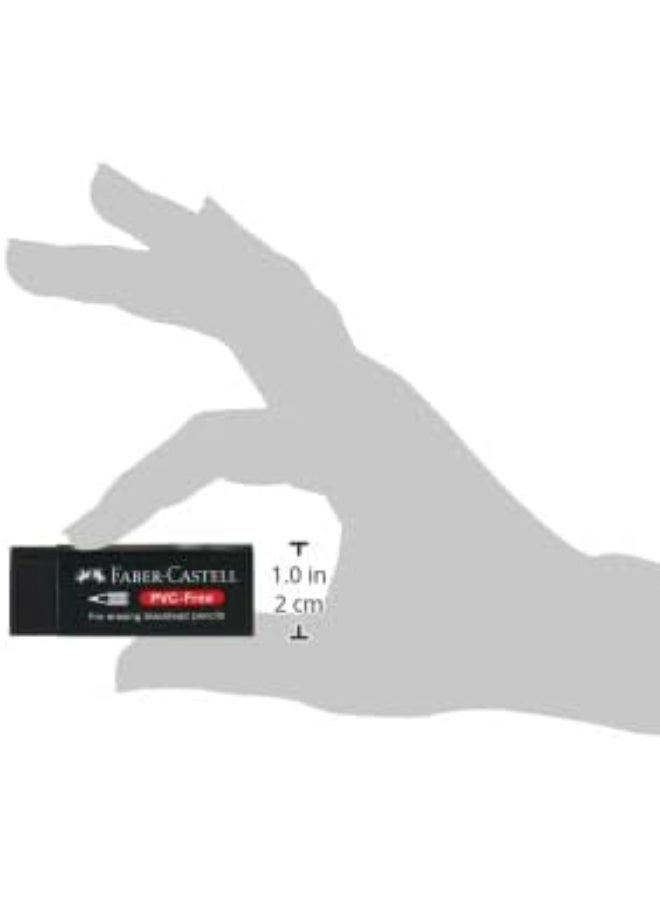 Faber-Castell Eraser, Black, 120245 - Image 2