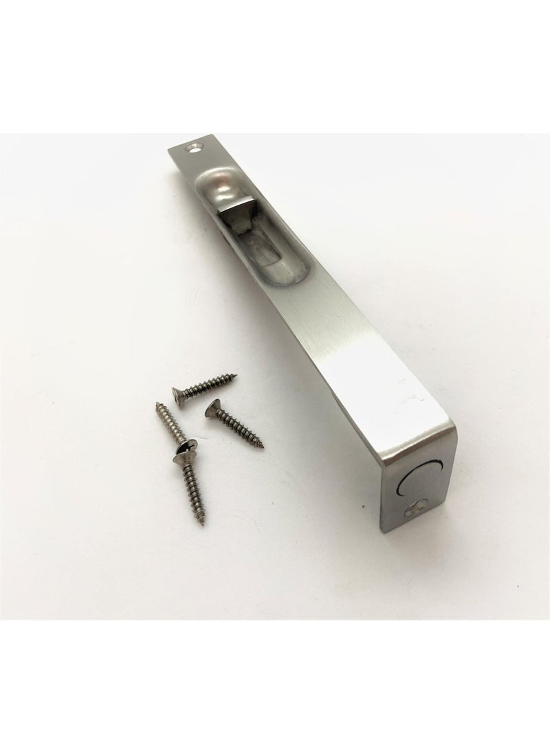 Anda Belon Push Mortise Bolt Stainless 20mmx150mm 