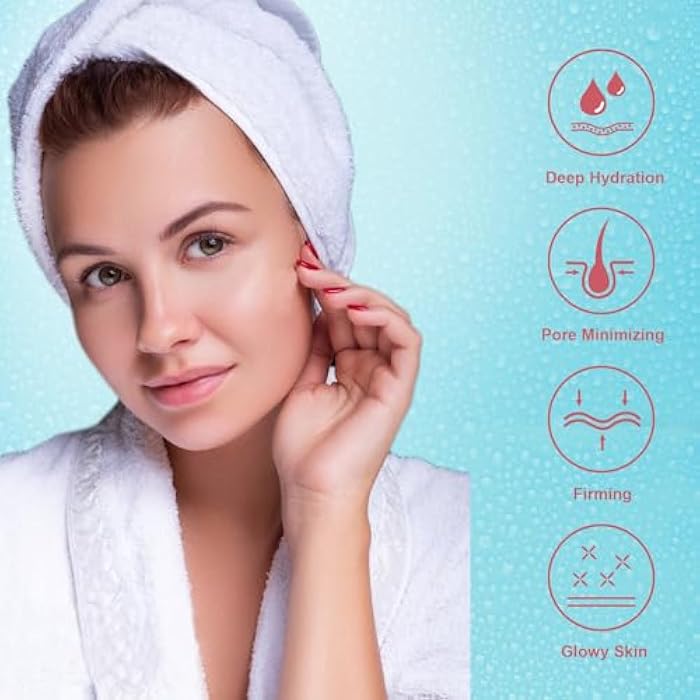 Kewhunt Deep Collagen Face Mask Overnight, Bio- Collagen Mask Real Deep Mask, Hydrating Hydrogel Masks with Low Molecular Collagen for Firming, Elasticity, Pore Minimizing 40g x 5ea Stocking Stuffers - Image 3