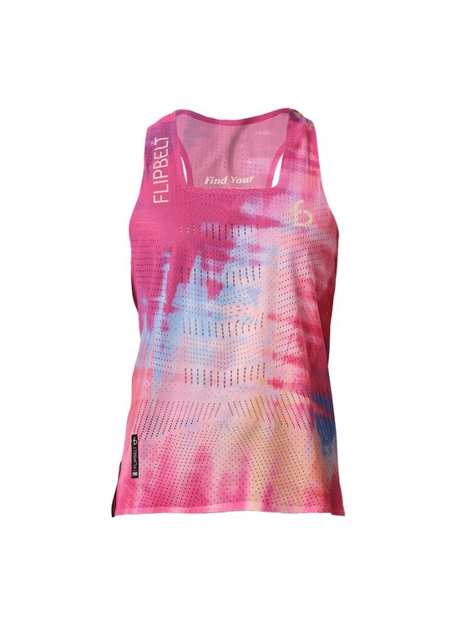Flipbelt Women's Wind Tunnel Tank 2.0, Sleeveless T-shirt For Running And Fitness In Summer, Quick-drying, Midnight Black, Size XL - Image 3