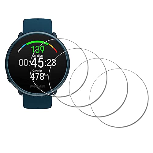 iDaPro Screen Protector for Polar Ignite 2 / Ignite Watch [4 Pack] Tempered Glass Anti-Scratch Bubble-Free Easy Installation - Image 1