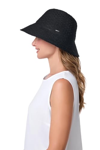 Coolibar Women's Cloche Hat - UPF 50+ Sun Protection - Marina in Black - Image 3