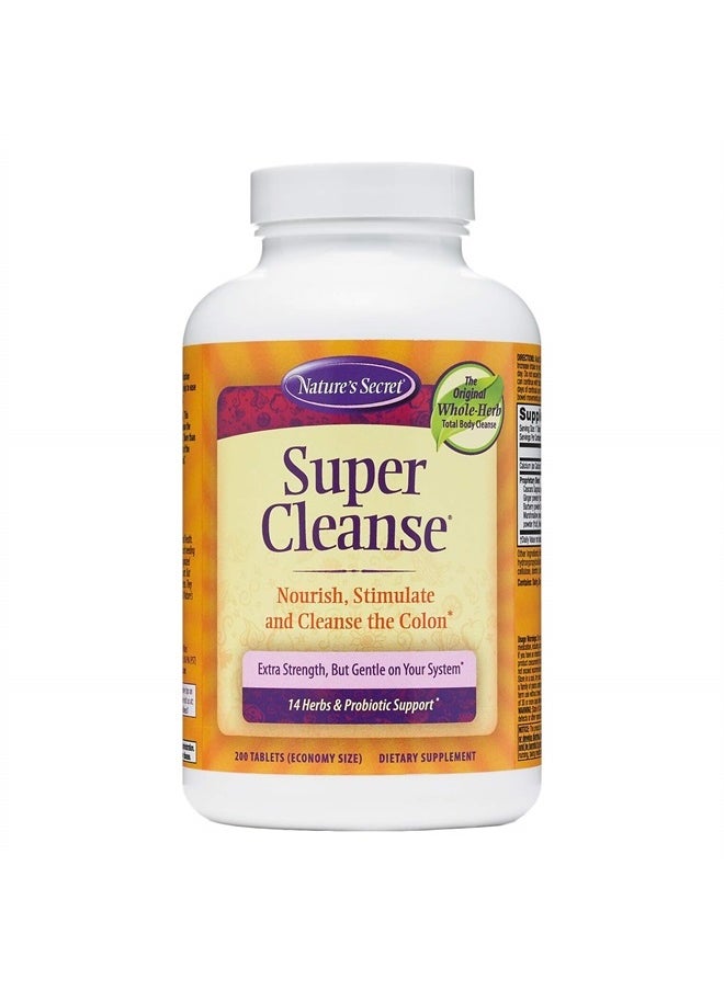 Nature's Secret Super Cleanse Tabs, 200 ct  - Image 1