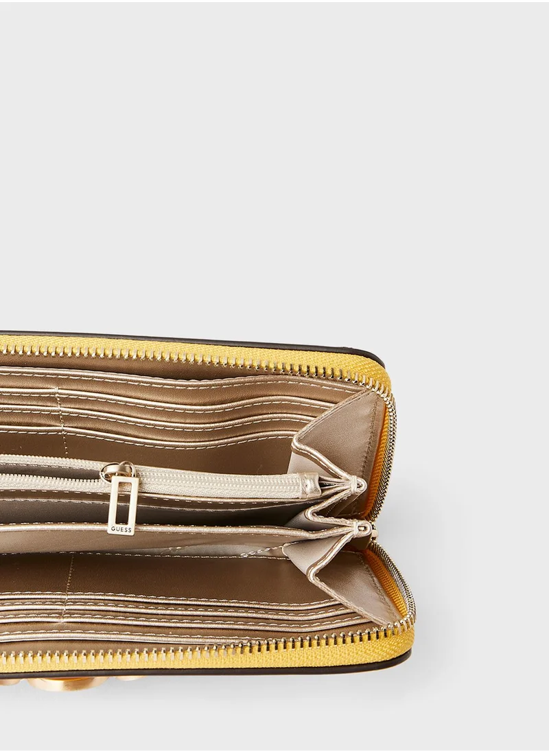 GUESS Hensely Zip Around Wallet
