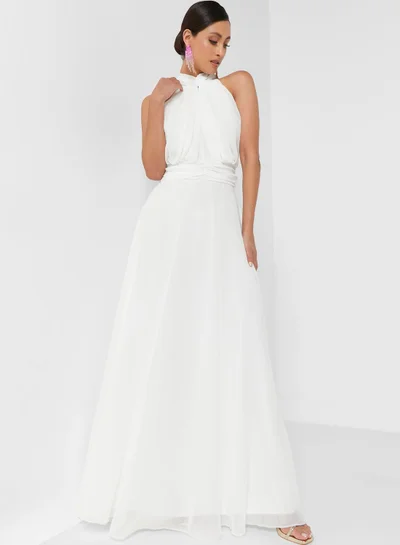 Ella Limited Edition Halter Neck Chiffon Dress