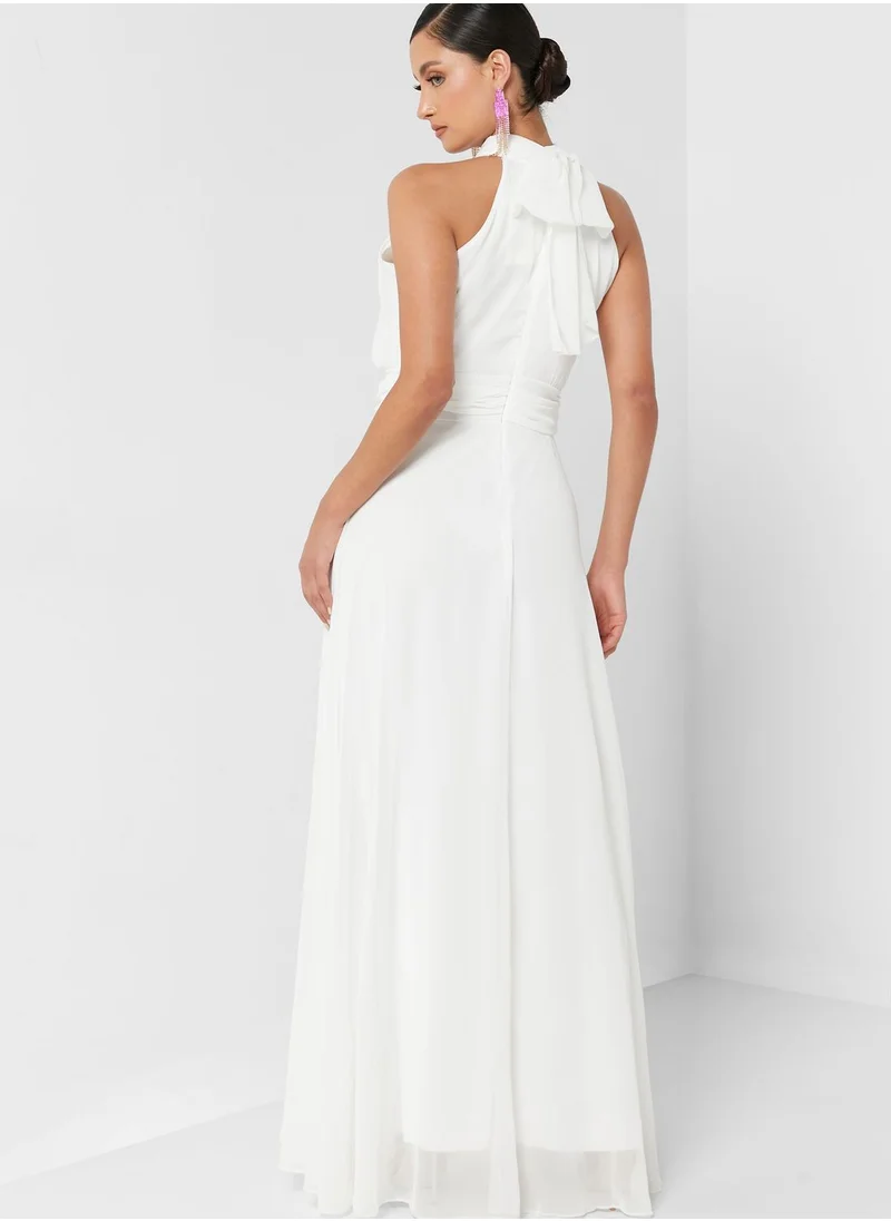 Ella Limited Edition Halter Neck Chiffon Dress