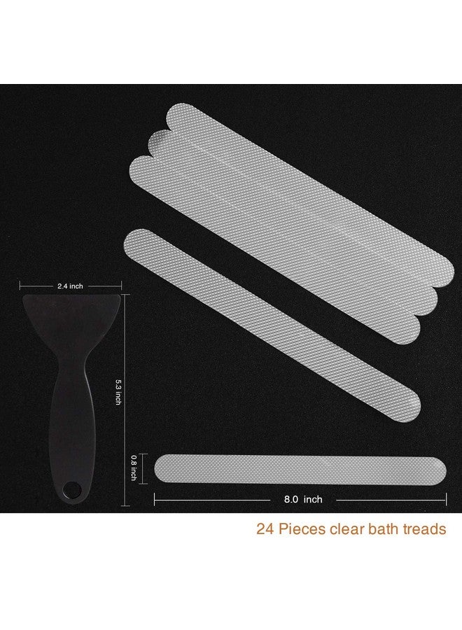 Secopad Original Anti Slip Shower Stickers, Safety Bathtub Strips Adhesive Decals with Premium Scraper for Bath Tub Shower Stairs Ladders Boats - Image 3