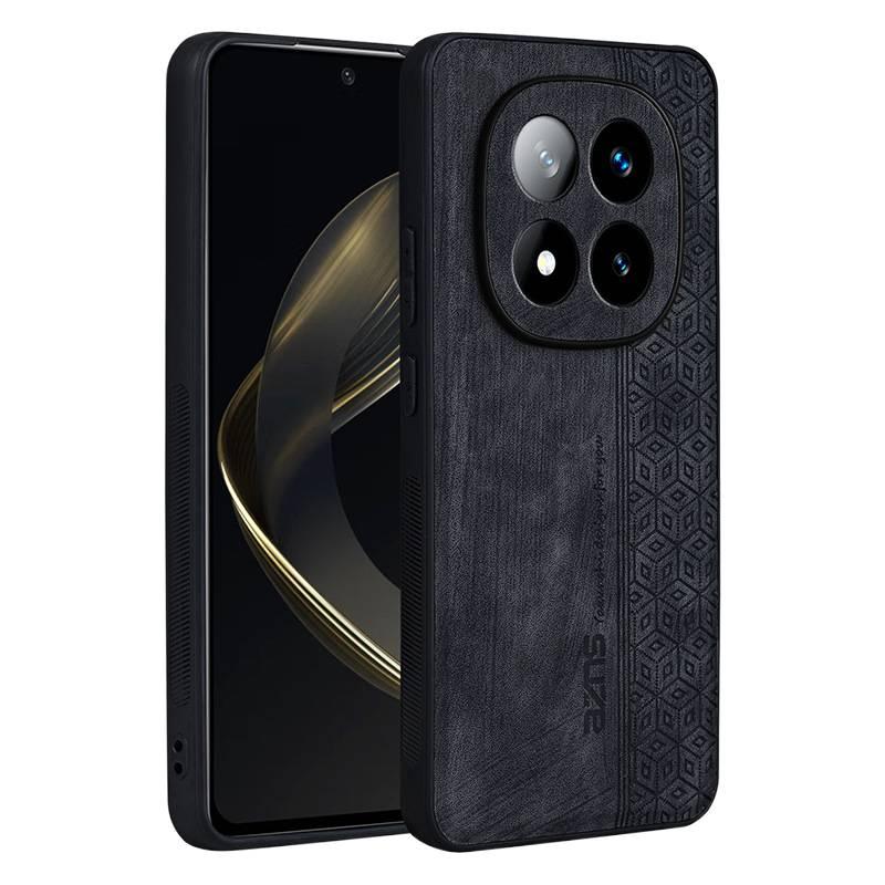 غطاء واقي لـ Redmi Note 14 باللون أسود مع حماية من السقوط وتغطية كاملة مع مقاوم للصدمات مع ملمس غير لامع مع ملمس ناعم للعائلة أثناء التنقل خفيف الحمل - Image 1