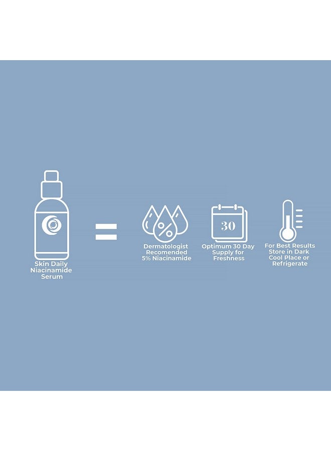 سكين ديلي سكين كير سوليشن سيروم نياسيناميد سكين ديلي للوجه - 1 أونصة - فيتامين ب3 لتقليل المسام - تركيز موصى به من قبل أطباء الجلدية - يستهدف البشرة المتقدمة في السن والتجاعيد والبقع الداكنة - مرطب فائق وتفتيح للبشرة - Image 3