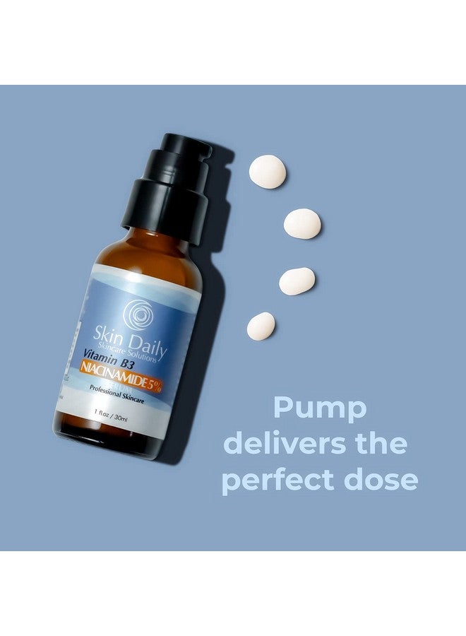 سكين ديلي سكين كير سوليشن سيروم نياسيناميد سكين ديلي للوجه - 1 أونصة - فيتامين ب3 لتقليل المسام - تركيز موصى به من قبل أطباء الجلدية - يستهدف البشرة المتقدمة في السن والتجاعيد والبقع الداكنة - مرطب فائق وتفتيح للبشرة - Image 2