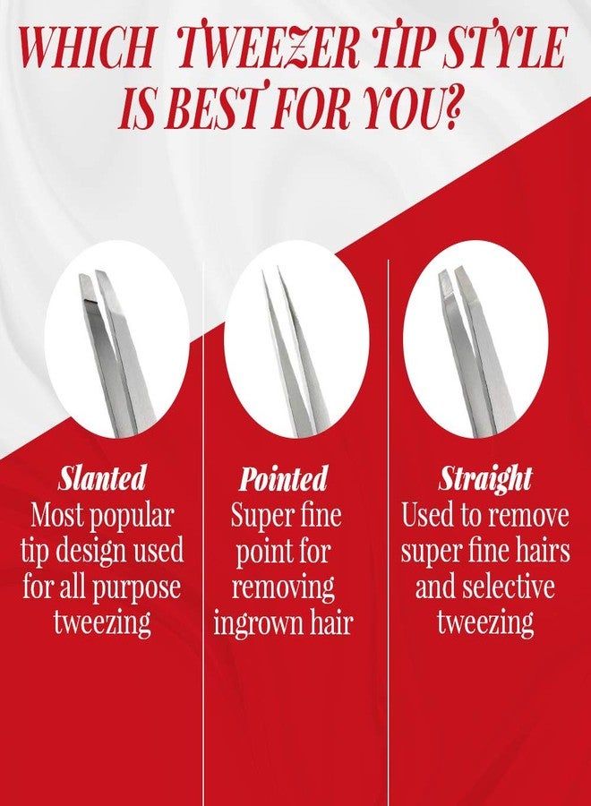 Rubis Switzerland Slanted Tip Tweezer-Silver - Image 5