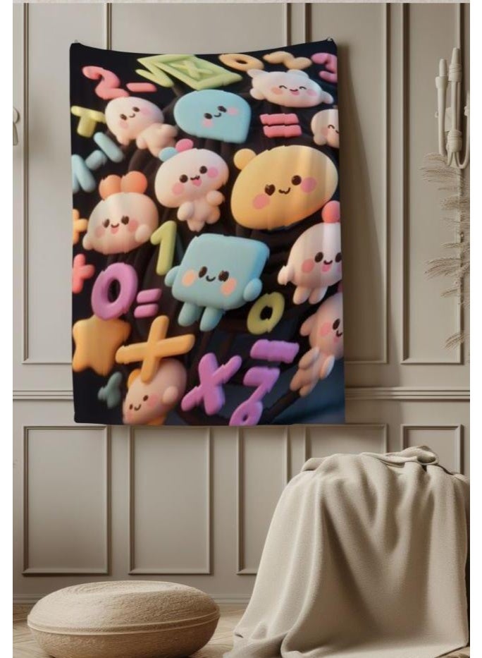 عام بطانية رقيقة من الفانيلا الكرتونية للأطفال والرضع (دافئة ومريحة، ومناسبة للنوم والألعاب) 70 سم * 100 سم - Image 3