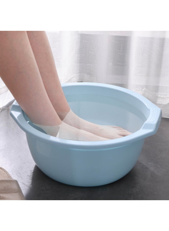MR. Miaoran Face Basin, 37cm, 2-pack, Large Size, Thickened, Baby Basin, Vegetable Washing Basin, Foot Washing Basin, Student Plastic Basin, Foot Soaking Basin - Image 2
