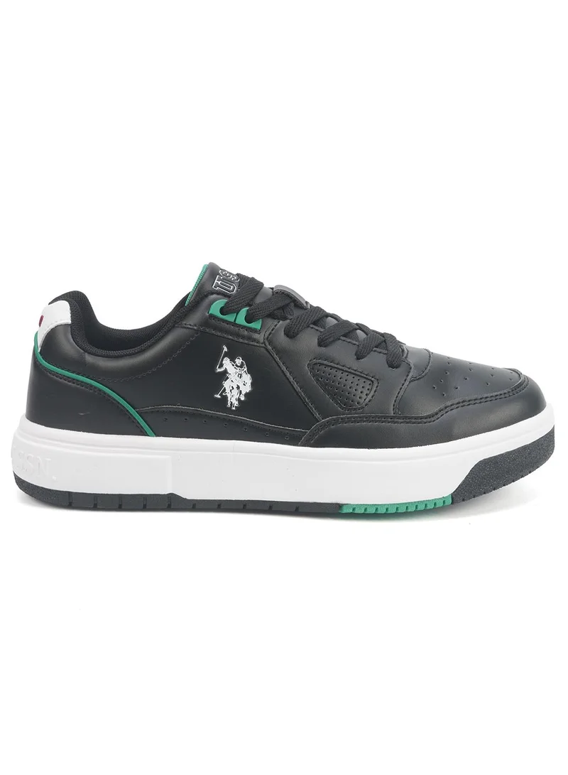 Men's Black Classic Low-Top Sneakers,Lightweight Casual Shoes for Everyday Style