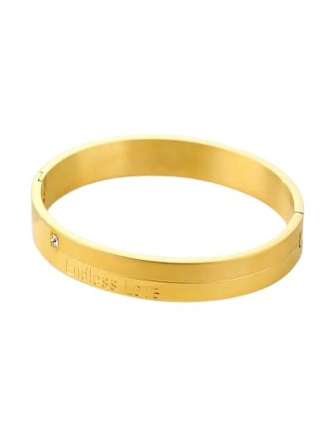 MEENAZ Bracelet for Men brother boyfriend gents Fashion Rose gold Bracelet for Boys Stainless Steel stylish hand cuff Kada for men Cuff accessories golden mens Bracelets open kada adjustable 603 - Image 1