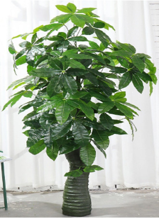 Generic 160cm Faux Money Tree Indoor Artificial Trees Fake Plants Fake Money Tree Small Tree for Spring Home Bedroom Kitchen Office Porch Decor Aesthetic  - Image 2