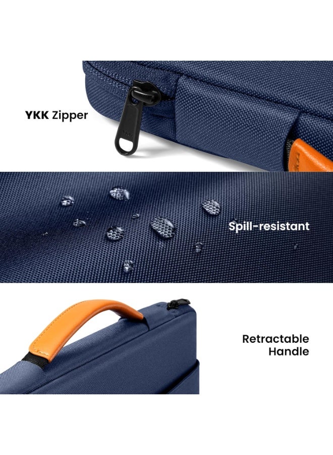 Tomtoc Defender-A22 14-Inch Laptop Briefcase – 360° Protective Bag for MacBook Pro 14 (2021–2025 M1/M2/M3/M4), Universal 14" Lenovo/HP/Dell/ASUS Laptops, CornerArmor 4x & Spill-Resistant Fabric - Image 3