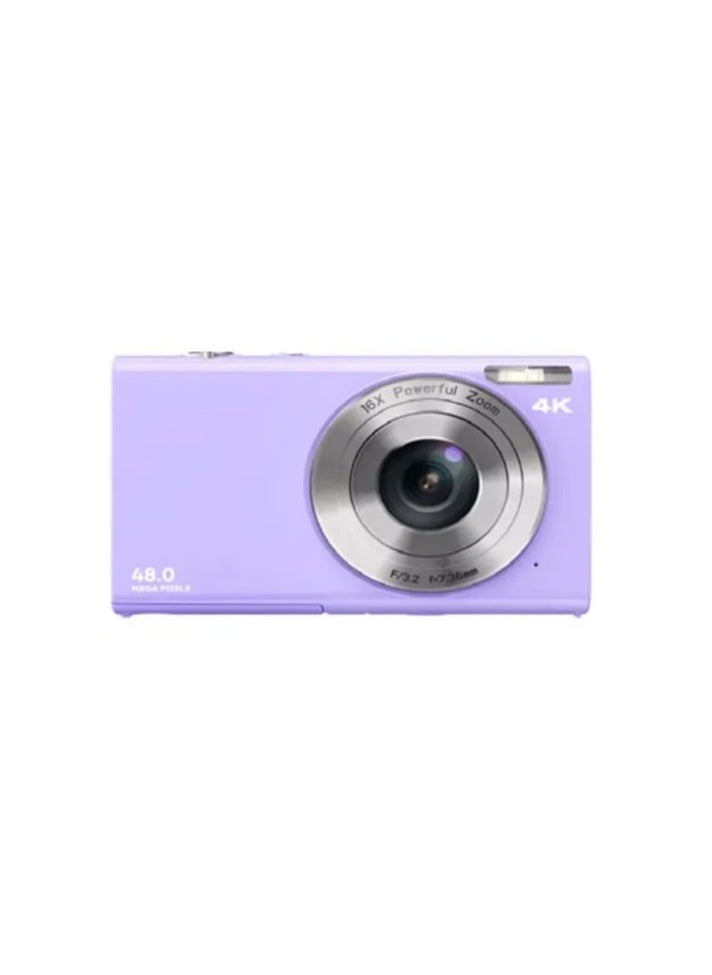 PROMAGE PROMAGE PC105 Digital Camera 48MP – Purple, 1080p Video, 2.4″ LCD Screen, 16X Zoom, USB Rechargeable, with RIVA Carry Case 