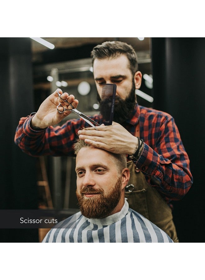 Styling Gear 403 Fade Barber Clipper Barber Comb Cutting Combs Flexible Styling Combs Blending Combs For Fades Flat Top 2 Pcs. (Black) - Image 4