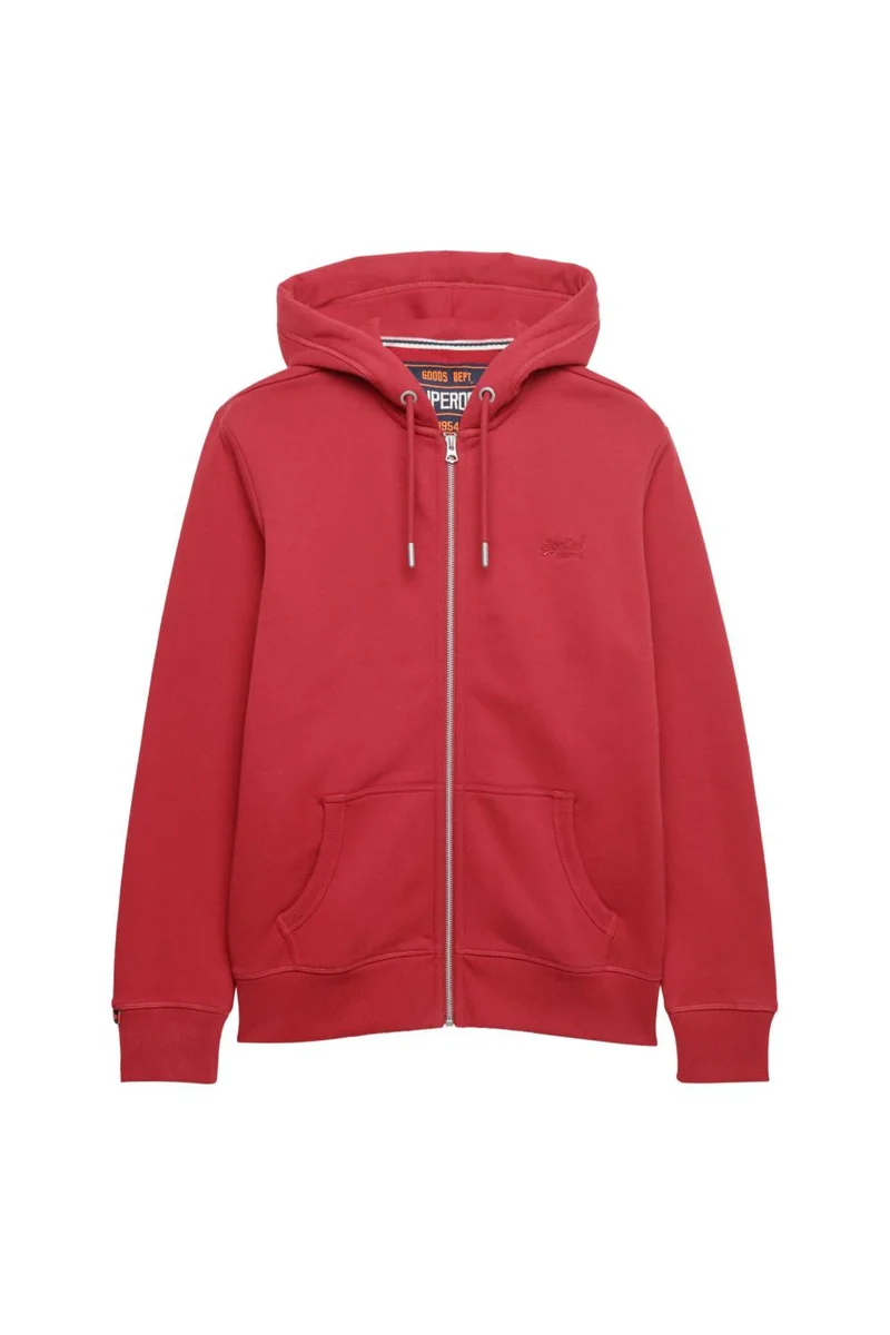Superdry Essential Logo Half Brushed Zip Hoodie