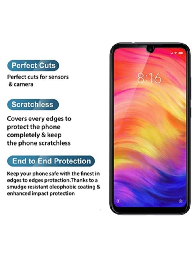 ELTRAZONE Xiaomi Redmi Note 7 Pro Screen Protector, TenYll HD Clear Anti-glare [0.26mm,2.5D][9Hardness][HD Clear]Tempered Glass Screen Protector - Image 2