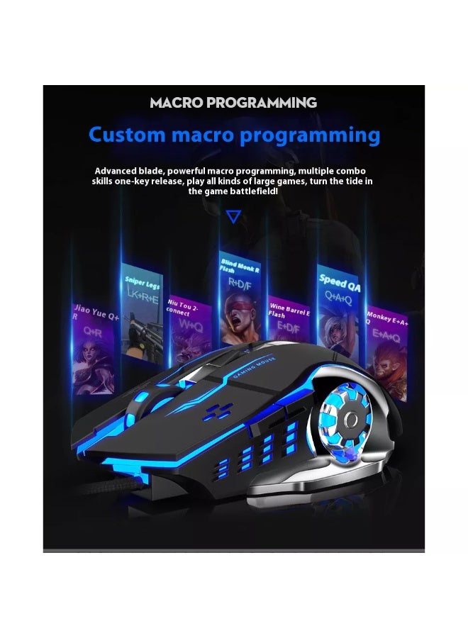 AULA S20 Gaming Mouse - 3,200 DPI - 6 Programmable Buttons With Software - Image 4