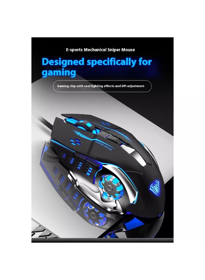 AULA S20 Gaming Mouse - 3,200 DPI - 6 Programmable Buttons With Software - Image 5