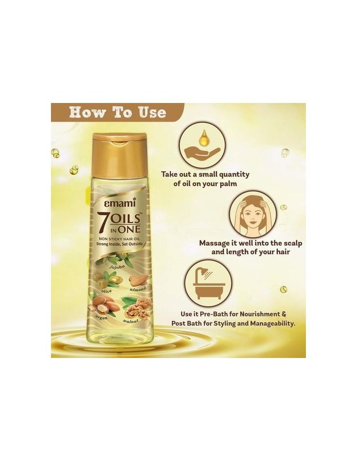 Generic Emami 7 Oils In One - Damage Control Hair Oil - 200ml  - Image 2
