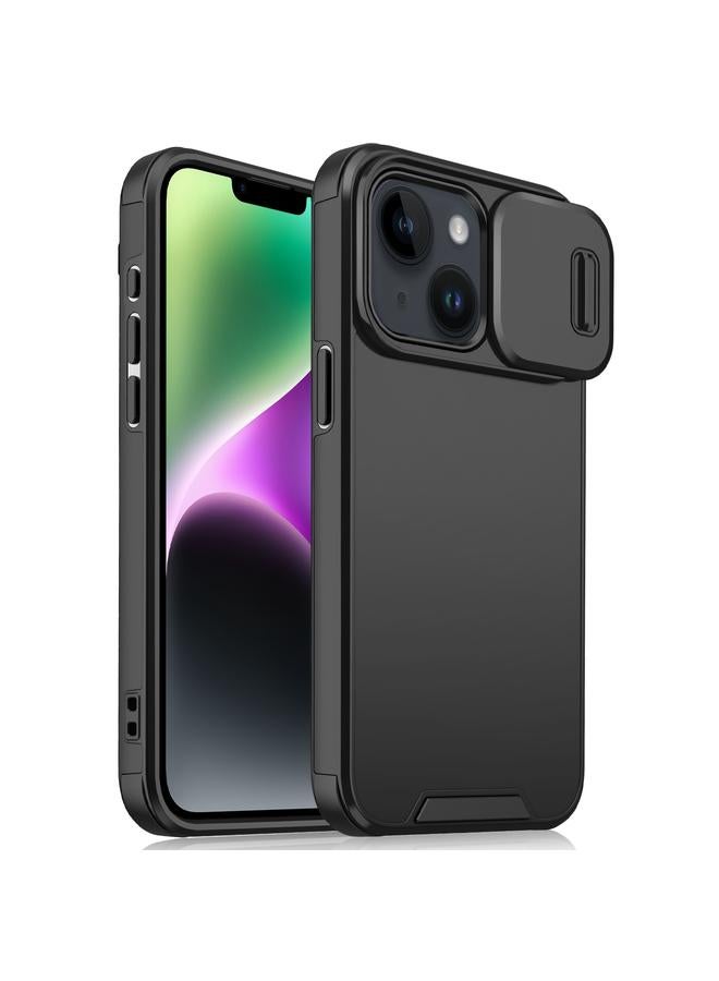S-TOP Case For iPhone 15 Plus / 14 Plus Sliding Camshield TPU + PC Phone Case - Image 1