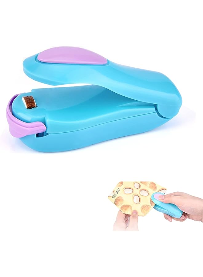 Raxoom Bag Sealer, Handheld Portable Bag Heat Vacuum Resealer, 2 In 5Handheld Heat Sealer And Cutter,Mini Food Seal, For Plastic Bags Snack Cookie Candy Chip Bags - Image 1