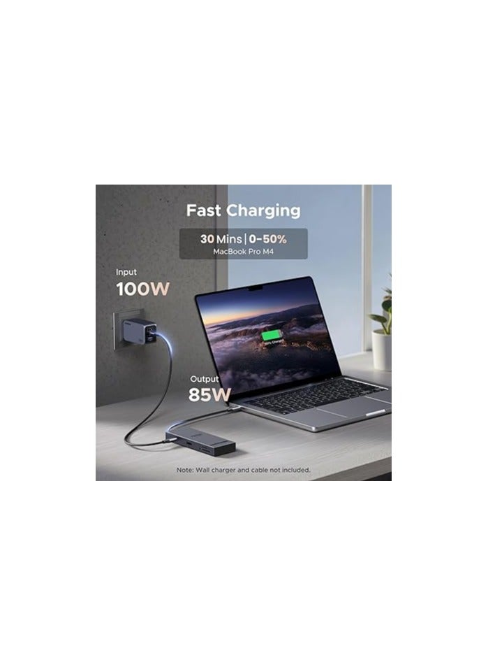 UGREEN USB C Hub, Revodok Pro 108 USB-C Adapter (8-in-1) with 4K@60Hz HDMI, 3x 10Gbps USB Data Ports, 170MB/s SD & microSD, 100W PD for MacBook Pro, iPad Pro, HP Laptops, Mac Mini and More - Image 5