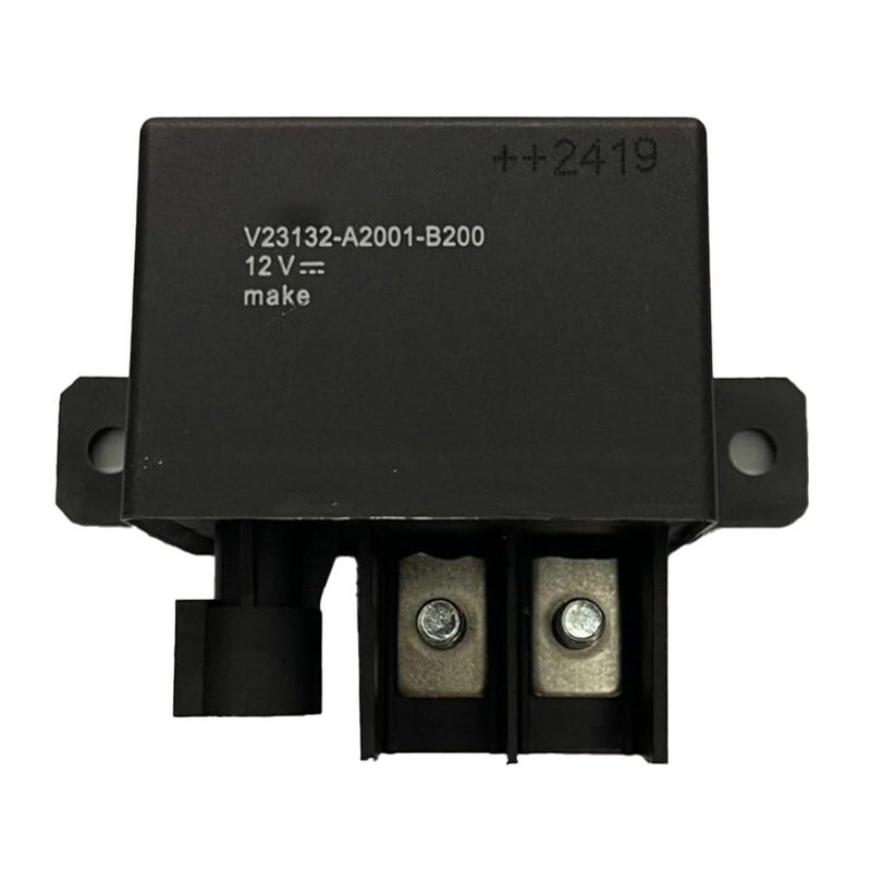 V23132 A2001 B200 12VDC مرحل طاقة عالي التيار للسيارات مع صواميل تثبيت، هيكل من ABS، للأنظمة الكهربائية الصناعية والمركبات - Image 2