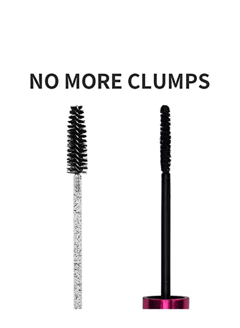 NIBEMINENT 100 PCS Disposable Eyelash Brush, Mascara Wands Makeup Brushes Applicators Kits for Extensions and Eyebrow Brush with Container - Image 5