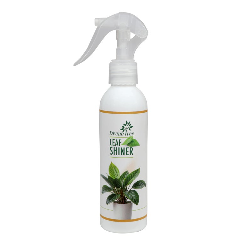 DIVINE TREE Leaf Shiner Spray for Indoor & Outdoor Plants 200ml | Natural Leaf Shine & Cleaner | Ready-to-Use Non-Toxic, Eco-Friendly Foliar Formula for Glossy Green Leaves & Healthy Plant Care - Image 1